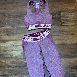 Gymshark cropped set, size XS